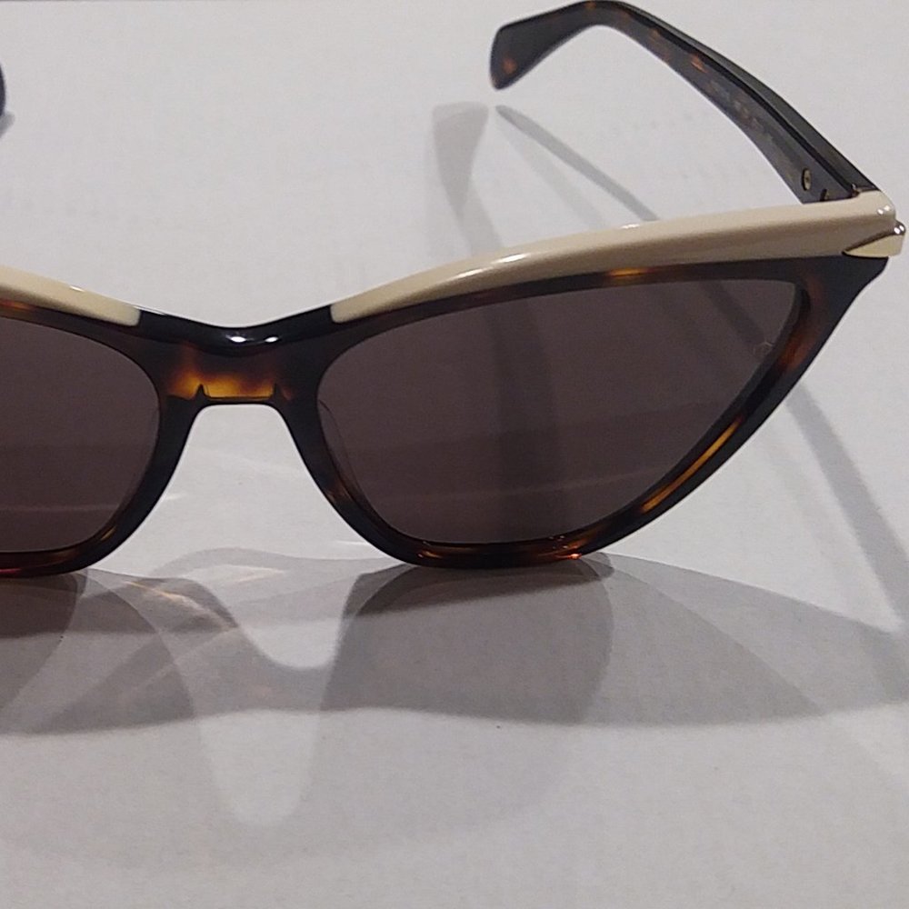 Rag & Bone Women's Sunglasses. Dark Havana Cat Eye NEW - Picture 3 of 15